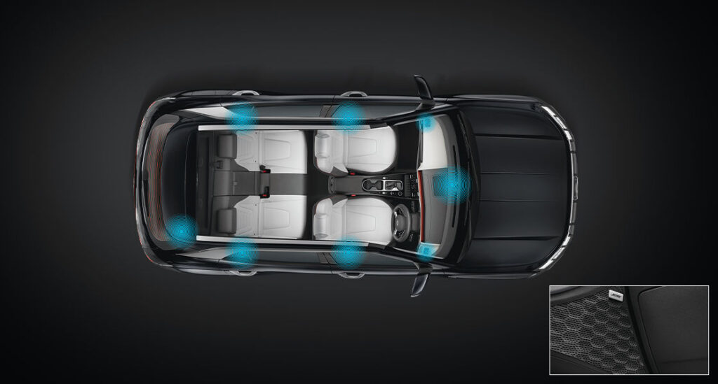 Hyundai creta facelift speaker layout