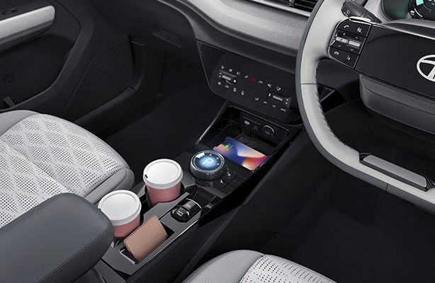 tata punch wireless charger 