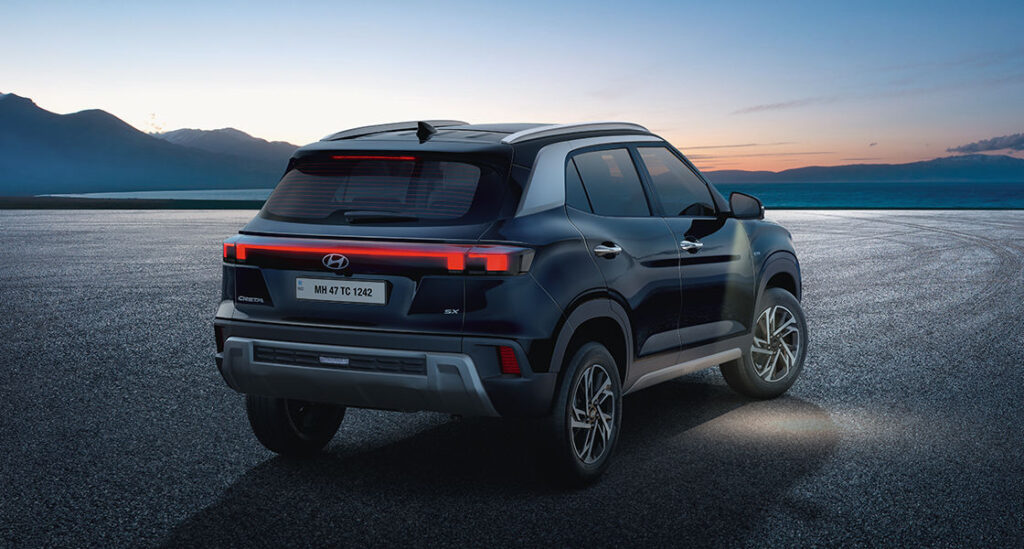 Hyundai creta facelift rear