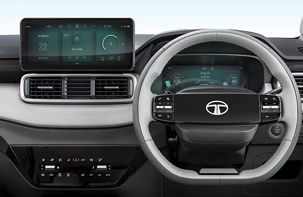 Tata Punch AC Touch controls