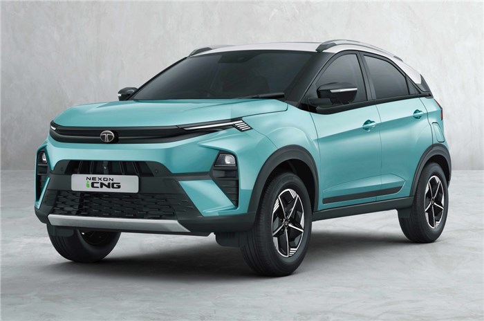 Tata Nexon CNG Front 3 quarter