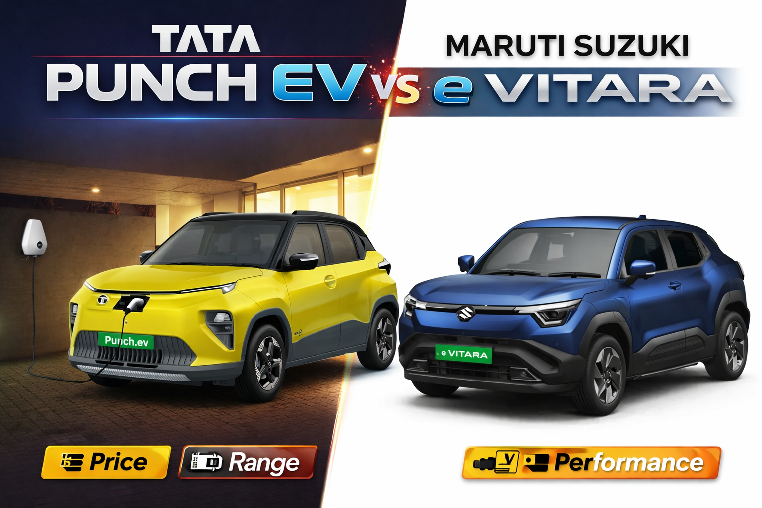 Tata Punch EV vs Maruti Suzuki e Vitara